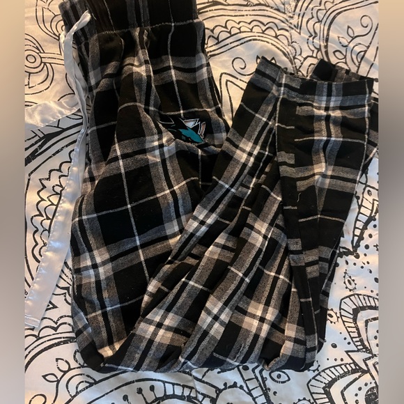 Sharks pjs! Little worn in but barely noticeable! - Picture 1 of 1